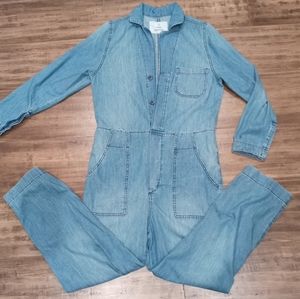 Denim Chambray Overalls